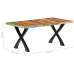 Mesa de comedor de madera maciza reciclada 180x90x76 cm