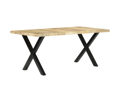 Mesa de comedor de madera maciza de mango 180x90x76 cm