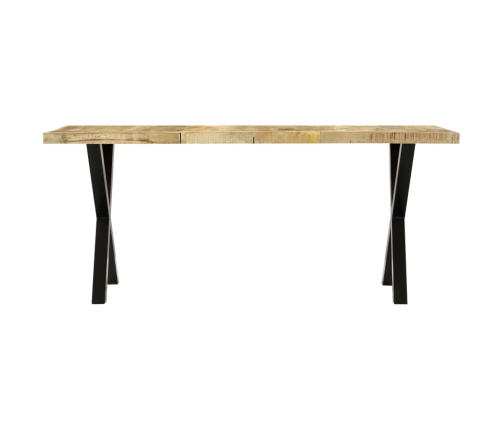 Mesa de comedor de madera maciza de mango 180x90x76 cm