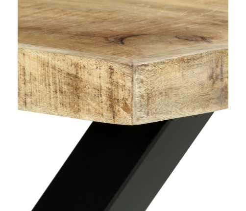 Mesa de comedor de madera maciza de mango 180x90x76 cm