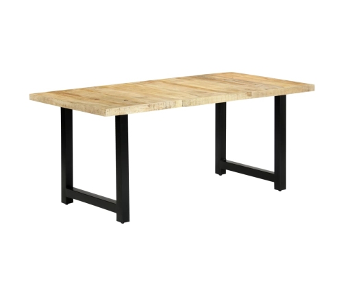 Mesa de comedor de madera maciza de mango 180x90x76 cm