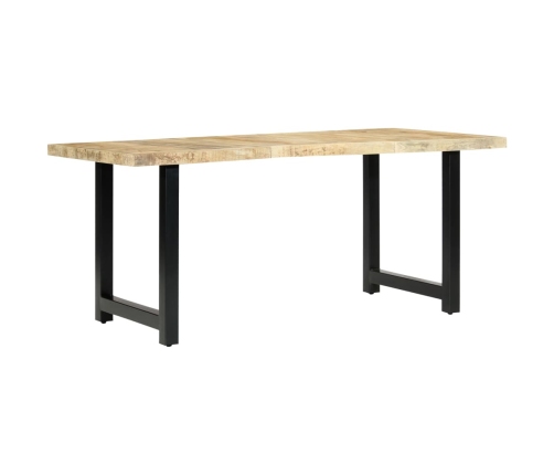 Mesa de comedor de madera maciza de mango 180x90x76 cm