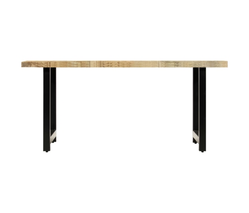 Mesa de comedor de madera maciza de mango 180x90x76 cm