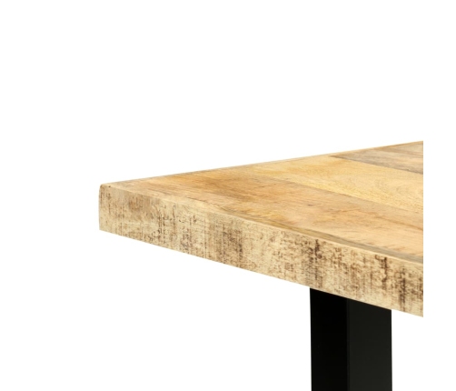 Mesa de comedor de madera maciza de mango 180x90x76 cm