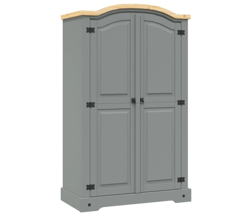 Armario madera de pino Mexicano estilo Corona gris 2 Puertas