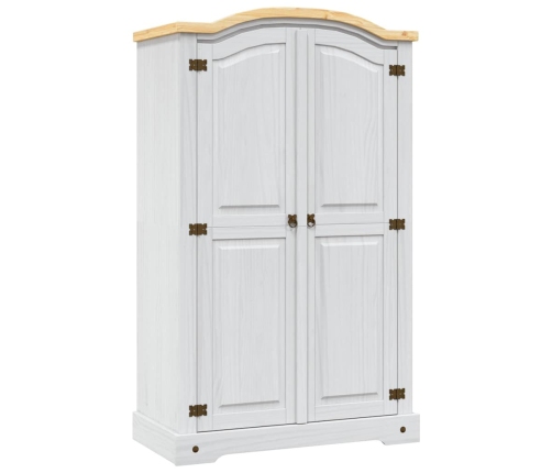 Armario madera de pino Mexicano estilo Corona blanco 2 puertas