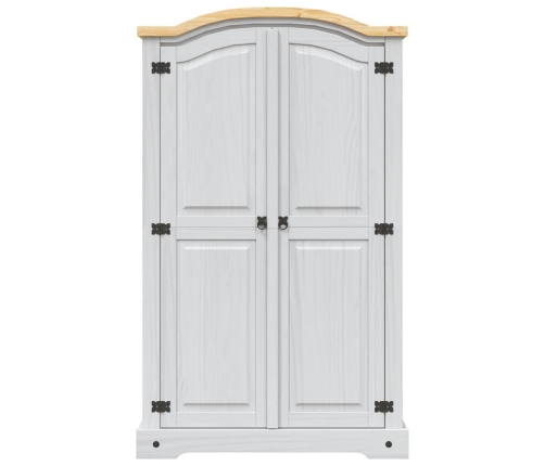 Armario madera de pino Mexicano estilo Corona blanco 2 puertas