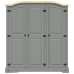 Armario madera de pino Mexicano estilo Corona gris 3 puertas