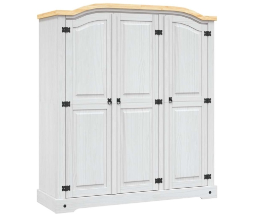 Armario madera de pino Mexicano estilo Corona blanco 3 puertas