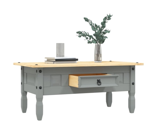 Mesa de centro Corona Range pino mexicano gris 100x55x44 cm