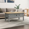 Mesa de centro Corona Range pino mexicano gris 100x55x44 cm