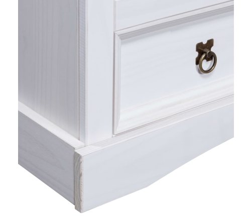 Mueble para TV Corona Range de pino mexicano blanco 91x43x56 cm