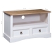 Mueble para TV Corona Range de pino mexicano blanco 91x43x56 cm