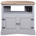 Mesa consola Corona Range de pino mexicano gris 80x43x78 cm