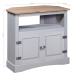 Mesa consola Corona Range de pino mexicano gris 80x43x78 cm