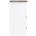 Mueble de TV Corona Range de pino mexicano blanco 80x43x78 cm