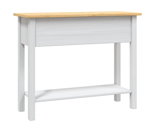 Mesa consola Corona Range de pino mexicano blanco 90x34,5x73 cm