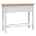 Mesa consola Corona Range de pino mexicano blanco 90x34,5x73 cm