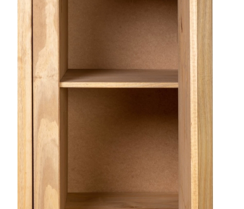 Armario de 3 puertas madera pino Panamá Range 118x50x171,5 cm