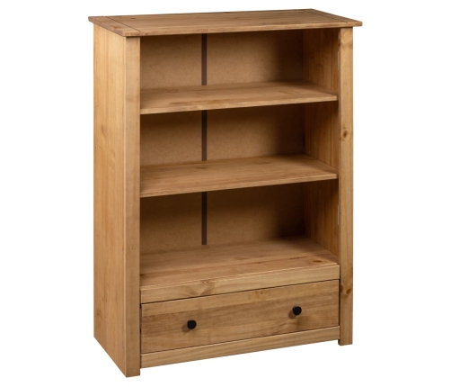 Librería de madera maciza de pino estilo Panamá 80x35x110 cm