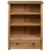 Librería de madera maciza de pino estilo Panamá 80x35x110 cm