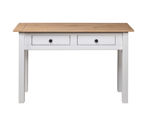 Mesa consola madera maciza pino Panamá blanco 110x40x72cm