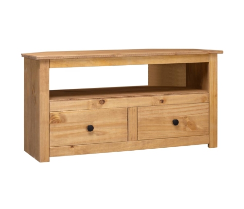 Mueble esquinero de TV madera de pino estilo Panamá 93x49x49 cm