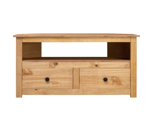 Mueble esquinero de TV madera de pino estilo Panamá 93x49x49 cm