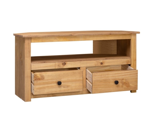 Mueble esquinero de TV madera de pino estilo Panamá 93x49x49 cm