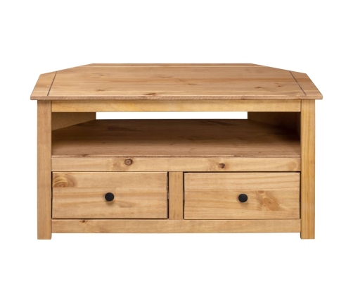 Mueble esquinero de TV madera de pino estilo Panamá 93x49x49 cm