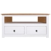 Mueble esquinero TV madera pino estilo Panamá blanco 93x49x49cm