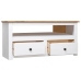 Mueble esquinero TV madera pino estilo Panamá blanco 93x49x49cm