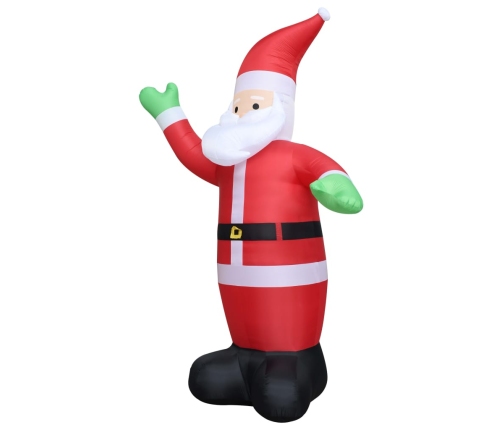 Papá Noel inflable con luces LED IP20 600 cm XXL