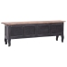 Mueble para TV de madera maciza reciclada negro 120x30x40 cm