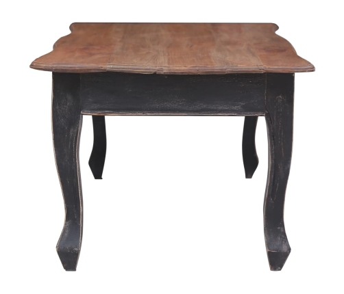 Mesa de centro de madera maciza de caoba negra 120x60x45 cm