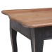 Mesa de centro de madera maciza de caoba negra 120x60x45 cm