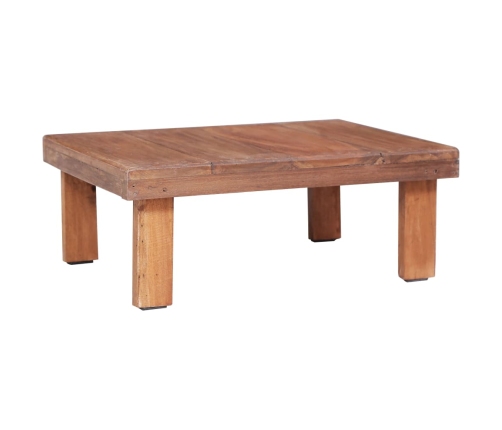 Mesa de centro madera maciza de caoba 60x45x23 cm