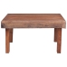 Mesa de centro madera maciza de caoba 60x45x23 cm