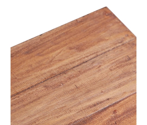 Mesa de centro madera maciza de caoba 60x45x23 cm