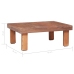 Mesa de centro madera maciza de caoba 60x45x23 cm