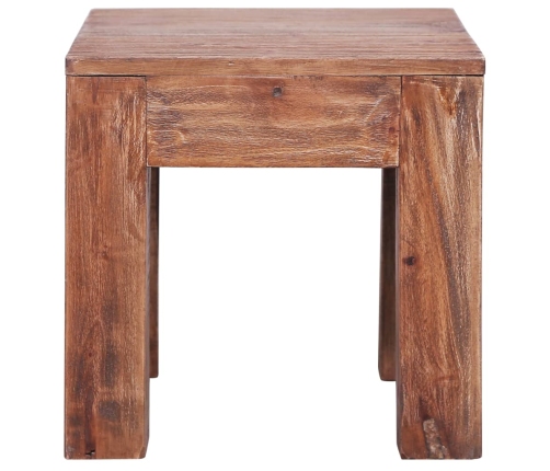 Mesa de centro de madera maciza de caoba 30x30x30 cm