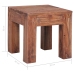 Mesa de centro de madera maciza reciclada 30x30x30 cm