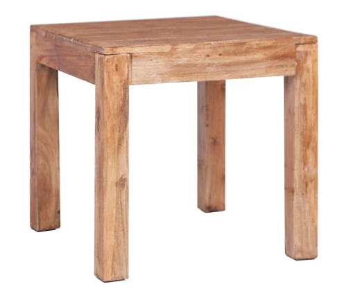 Mesa de centro de madera maciza de caoba 53x50x50 cm