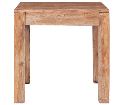 Mesa de centro de madera maciza de caoba 53x50x50 cm