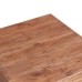 Mesa de centro de madera maciza de caoba 53x50x50 cm