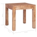 Mesa de centro de madera maciza de caoba 53x50x50 cm