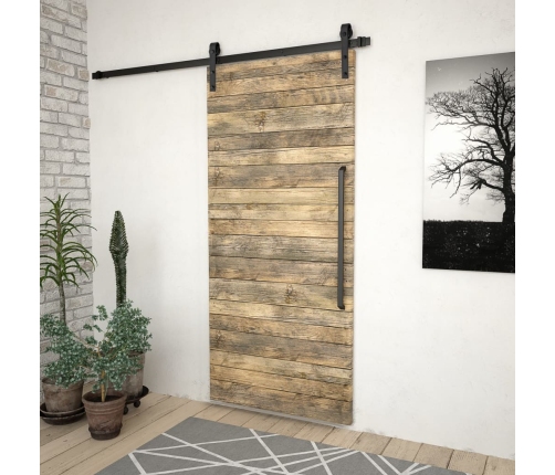 Kit de herrajes para puertas correderas SKIEN acero negro 200cm