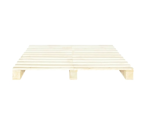 vidaXL Estructura de cama de palés madera maciza de pino 180x200 cm