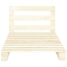 Estructura cama palets sin colchón madera maciza pino 90x200 cm