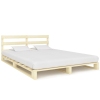 Estructura de cama de palés madera maciza de pino 160x200 cm